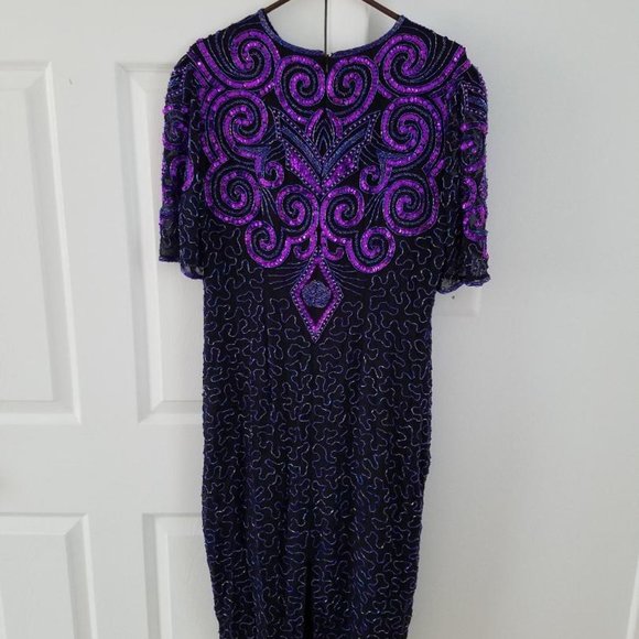 Vintage Beaded Dress - Picture 2 of 4